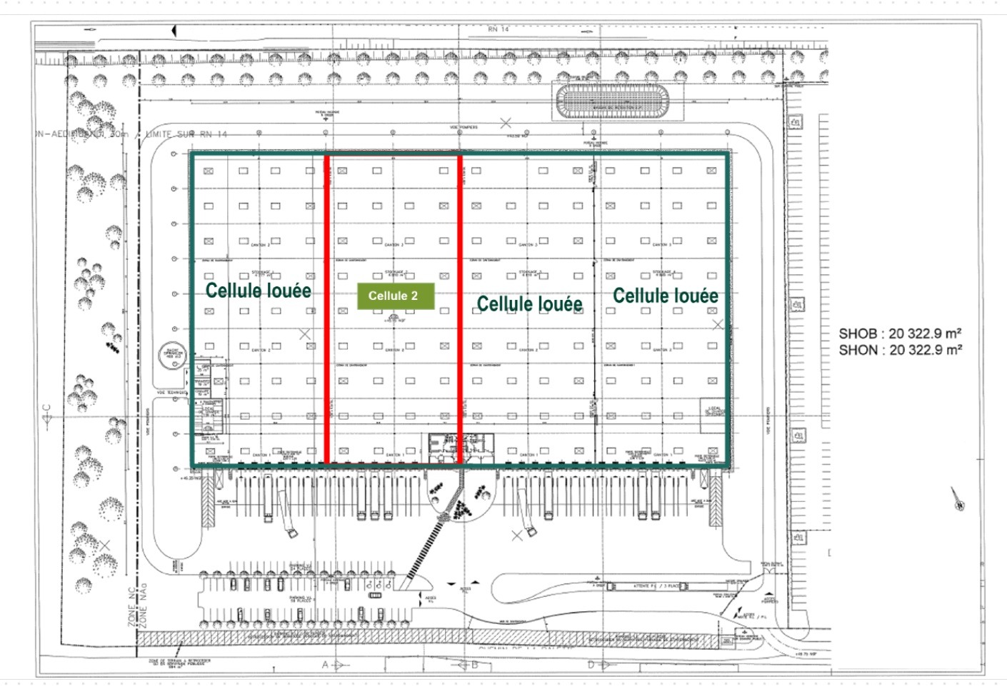 LOCATION ENTREPOT/BUREAUX 5200 m²